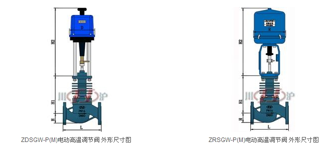 電動高溫調節閥結構圖
